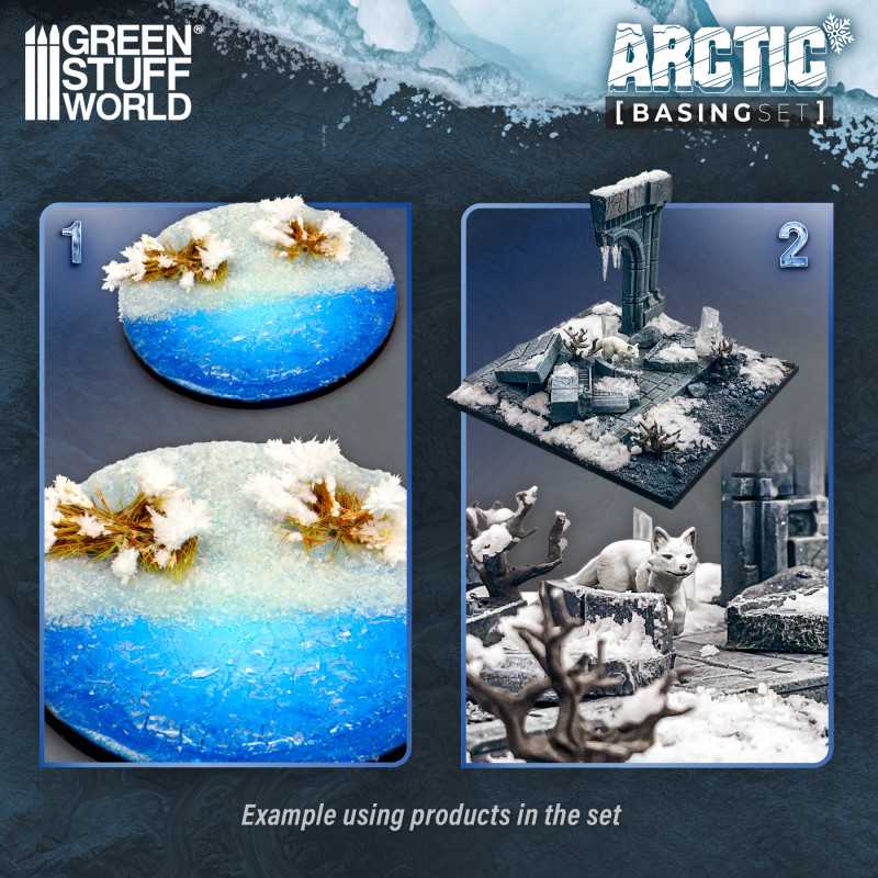 Green Stuff World - Kit de Soclage : Arctique - MEKA NEKO
