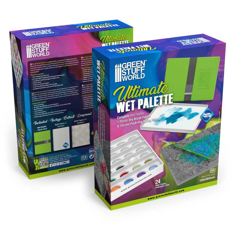 Green Stuff World - Palette Humide Ultime - MEKA NEKO