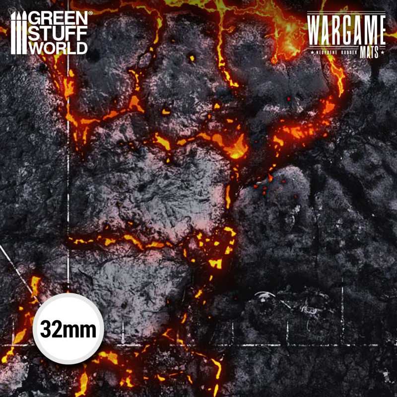 Green Stuff World - Tapis de Wargame : Flamecoil Path - MEKA NEKO