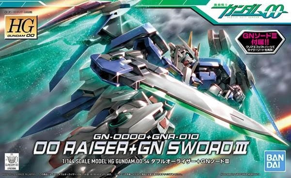 Gunpla HG 1/144 - Gundam OO Raiser+Gn Sword III