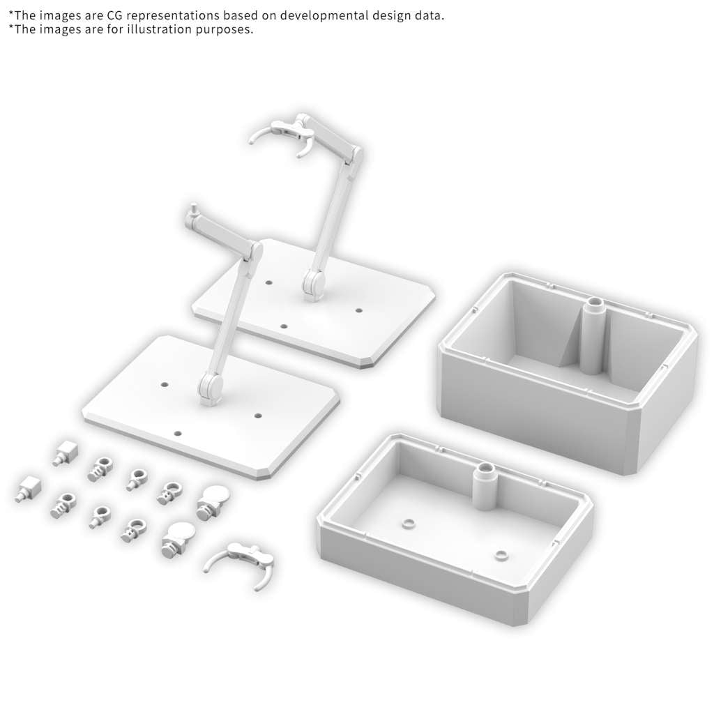 Gunpla - Action Base 7 & Option Box White [PRÉCOMMANDE] - MEKA NEKO