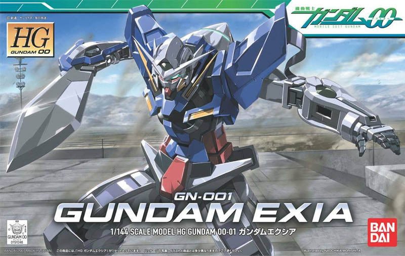 Gunpla HG 1/144 01 GN - 001 Gundam Exia - MEKA NEKO