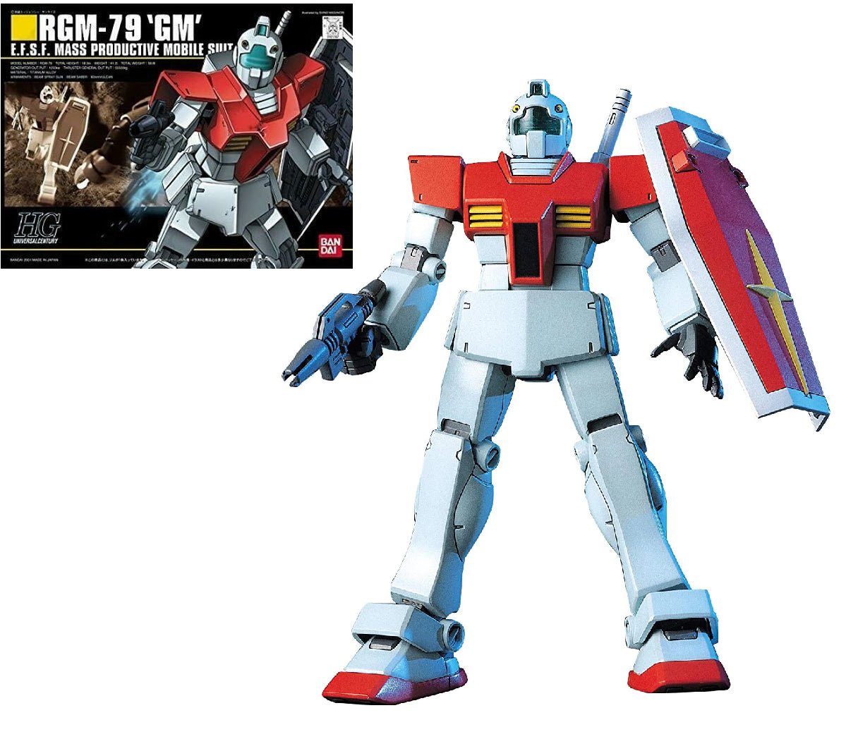 Gunpla HG 1/144 - 020 RGM - 79 'GM' - MEKA NEKO