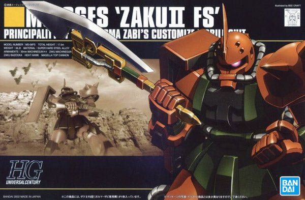 Gunpla HG 1/144 - 034 Garma'S Zaku - MEKA NEKO