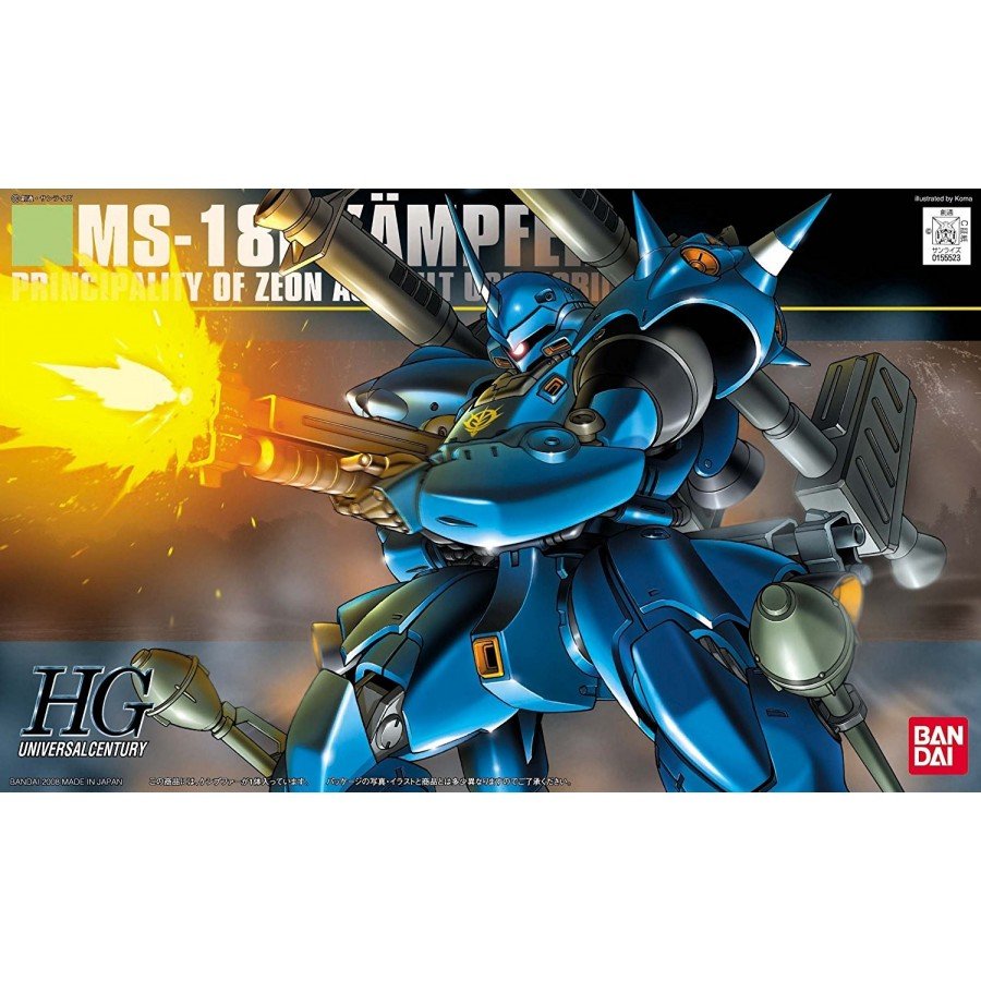 Gunpla HG 1/144 - 089 MS - 18E Kampfer - MEKA NEKO