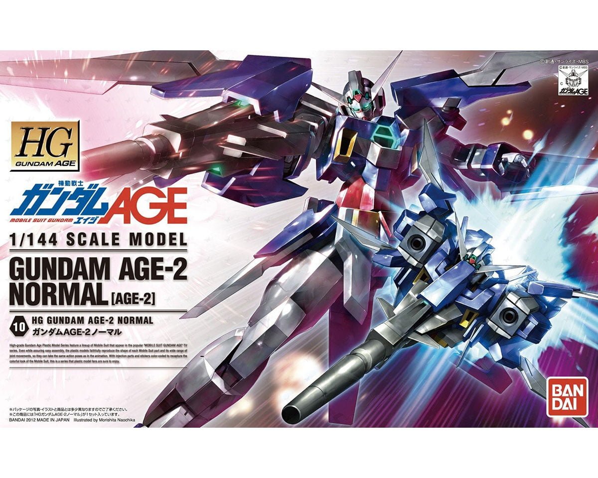 Gunpla HG 1/144 - 10 Gundam Age - 2 Normal - MEKA NEKO