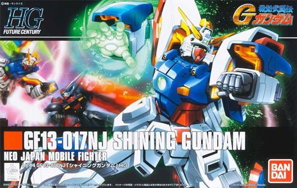 Gunpla HG 1/144 - 127 GF13 - 017NJ Shining Gundam - MEKA NEKO