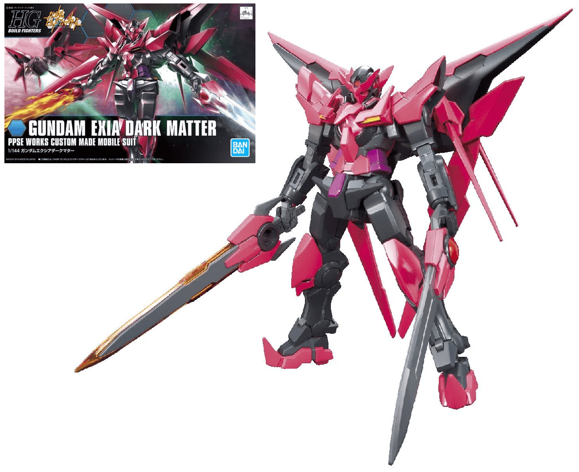 Gunpla HG 1/144 - Build Fighter 013 Gundam Exia Dark Matter - MEKA NEKO