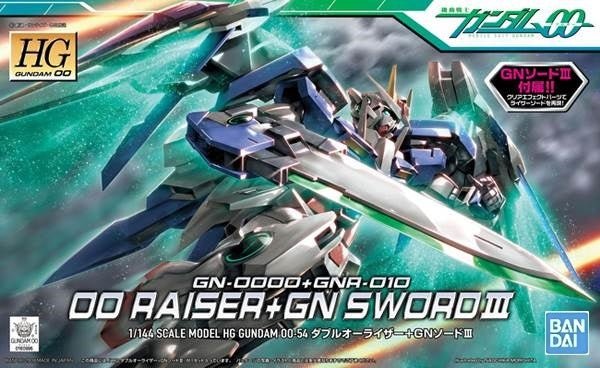 Gunpla HG 1/144 - Gundam OO Raiser+Gn Sword III - MEKA NEKO