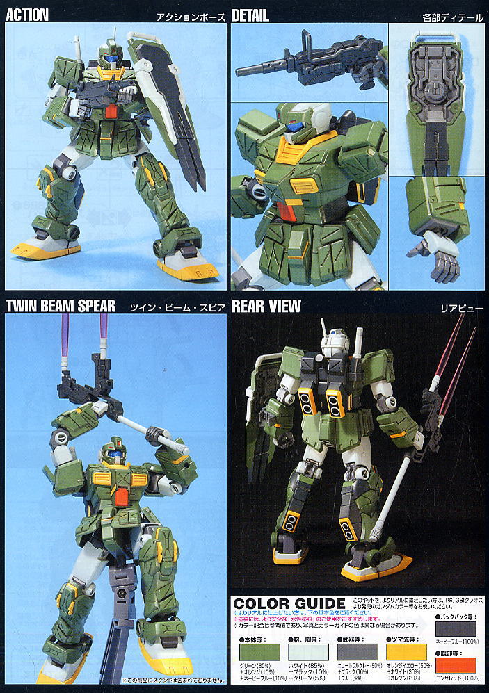 Gunpla HG 1/144 - RGM - 79FP Gm Striker - MEKA NEKO
