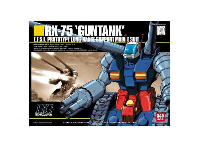 Gunpla HG 1/144 - RX - 75 Guntank E.F.S.F. Mobile Suit - MEKA NEKO
