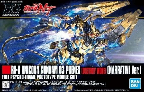 Gunpla HG 1/144 - Unicorn Gundam 03 Phenex Destroy Mode - MEKA NEKO