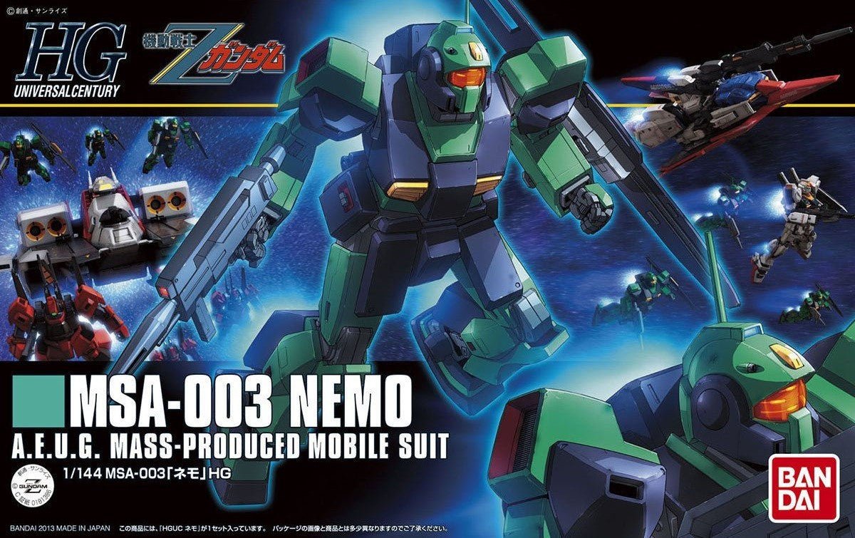 Gunpla HGUC 1/144 Nemo MSA-003 – Bandai - MEKA NEKO