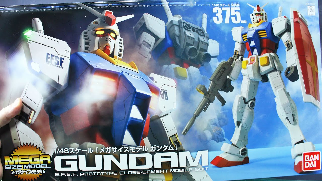 Gunpla Megasize 1/48 Gundam RX - 78 - 2 - MEKA NEKO