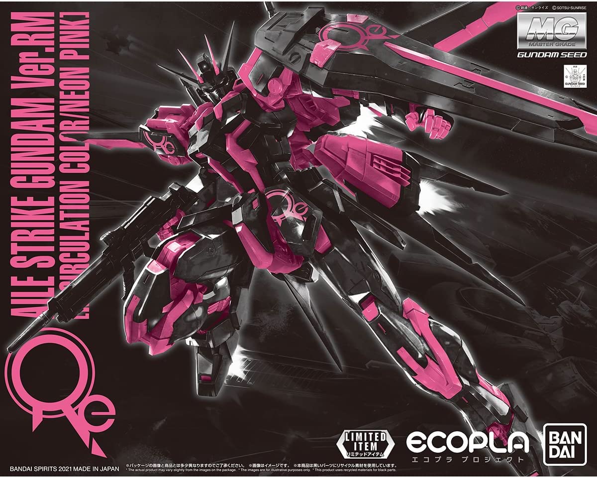 Gunpla MG 1/100 - Alie Strike Gundam Ver. RM [Recirculation Color/Neon Pink] [P - BANDAI] - MEKA NEKO