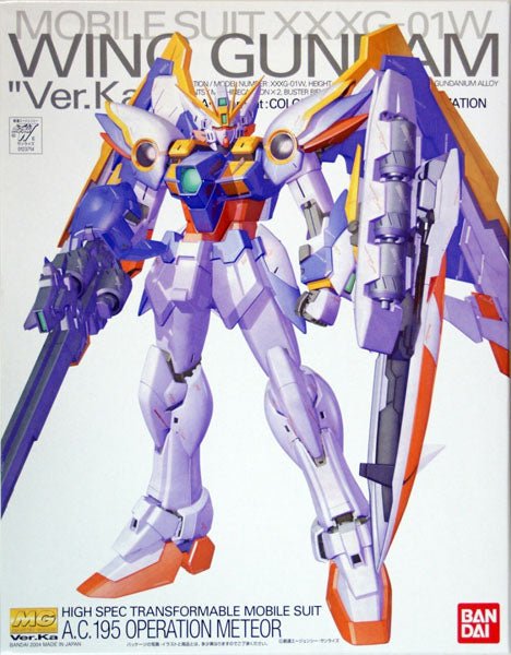 Gunpla MG 1/100 - Wing Gundam Ver. Ka - MEKA NEKO