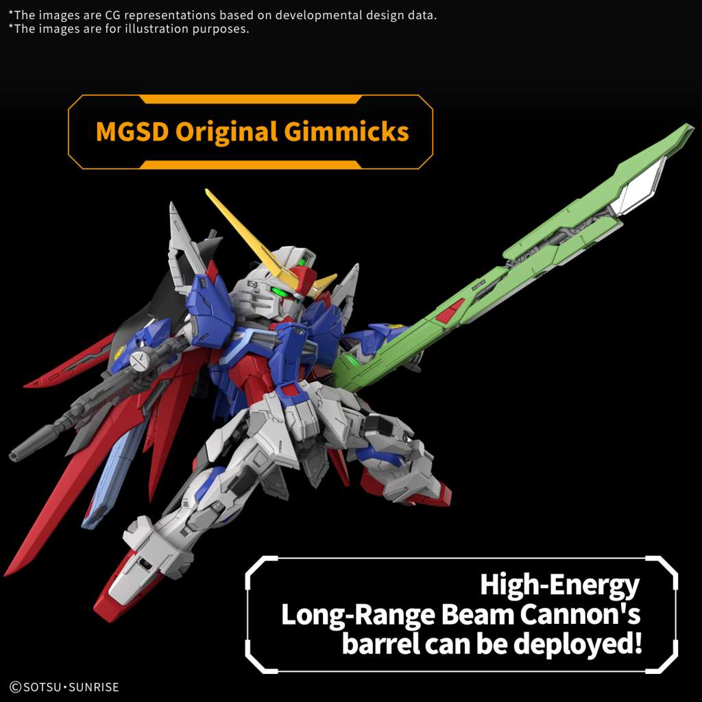 Gunpla MGSD - Gundam Destiny [PRÉCOMMANDE] - MEKA NEKO