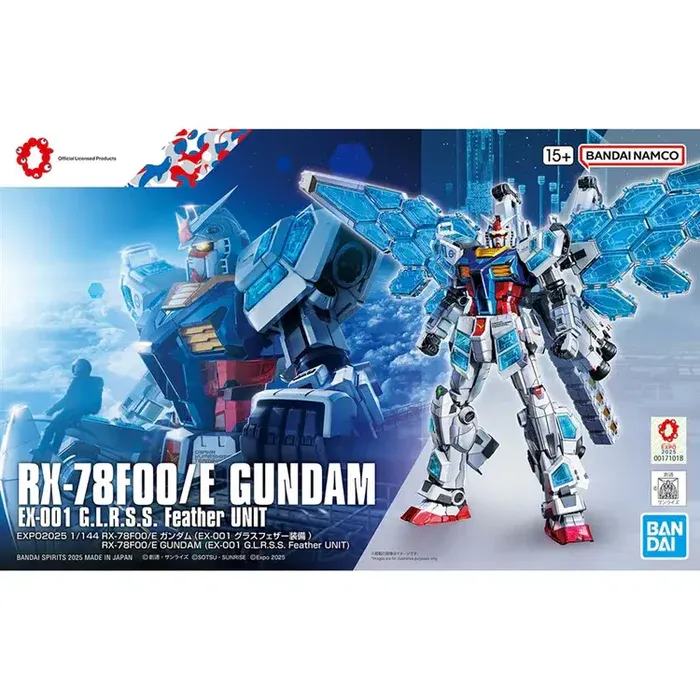 Gunpla RX-78F00/E Feather Unit 1/144 – Bandai - MEKA NEKO