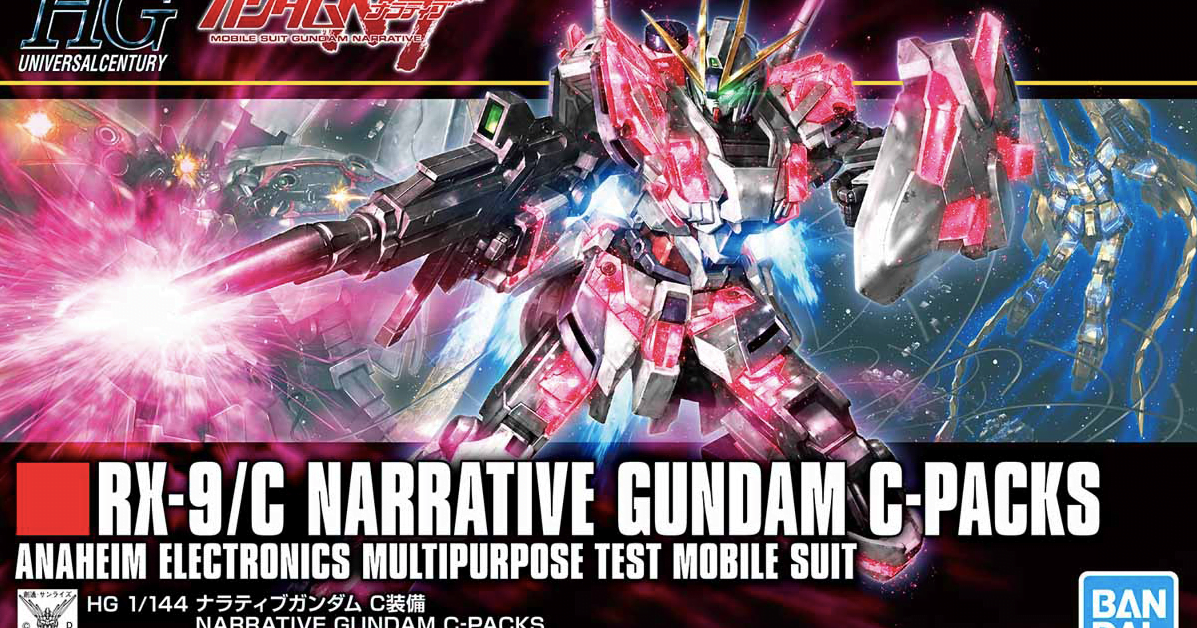 Gunpla HG 1/144 - 222 Narrative Gundam C-Packs