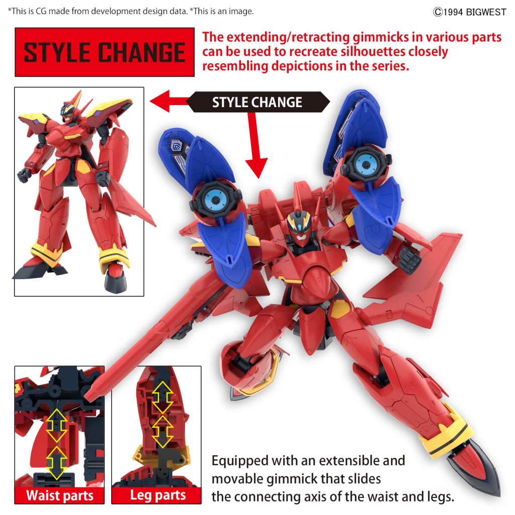 MK HG 1/100 Macross - VF - 19 Fire Valkyrie with Sound Booster - MEKA NEKO