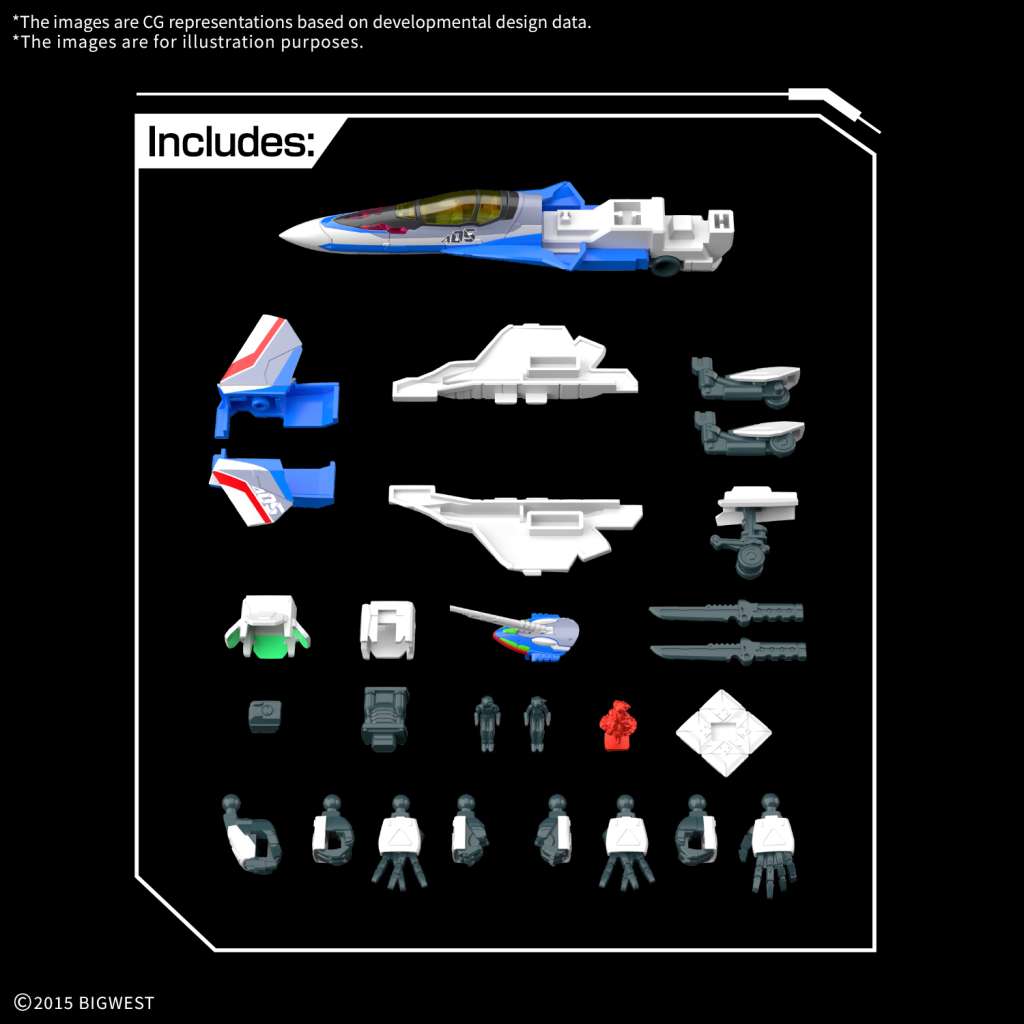 MK HG 1/100 Macross - VF - 31J Siegfried Hayate Use - MEKA NEKO