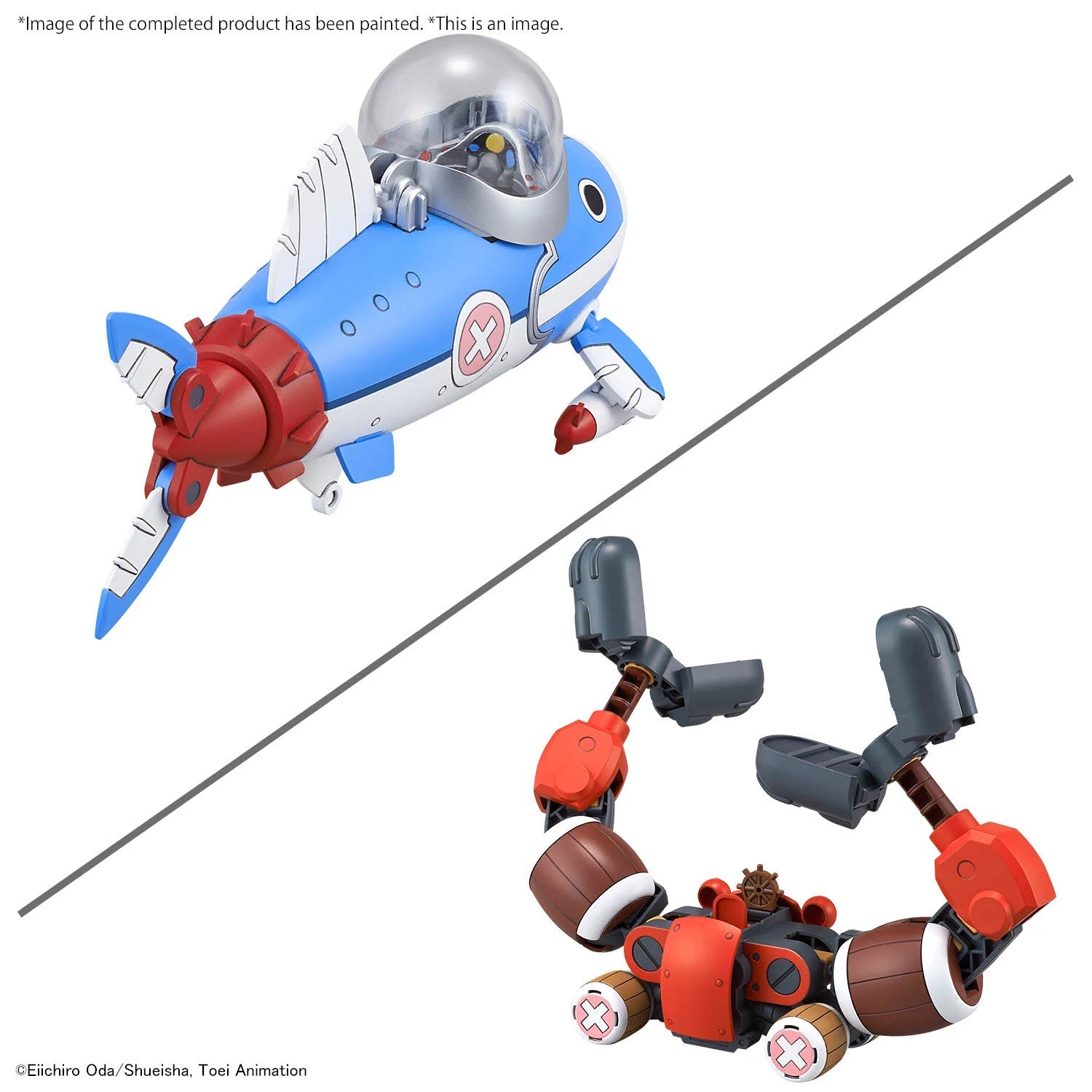 MK One Piece : Chopper Robot 3 & 5 Submarine & Choper Crane - MEKA NEKO