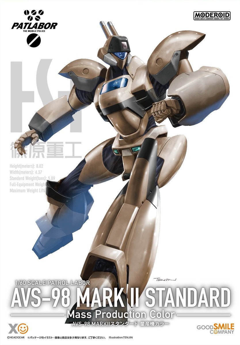 MK Patlabor - Avs 98 Mark II Standard (Mass production color) - MEKA NEKO