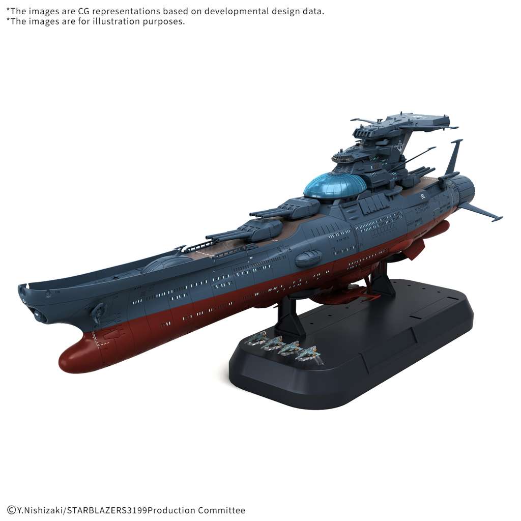 MK STARBLAZERS 3199. - Yamato 3199 Experimental Ship Of Transcendental Dimension Bby - 03 Ginga 1/1000 [PRÉCOMMANDE] - MEKA NEKO