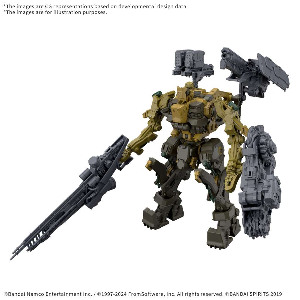 Model Kit 30MM - Armored Core VI RAD CC - 3000 Wrecker Milk Tooth - MEKA NEKO