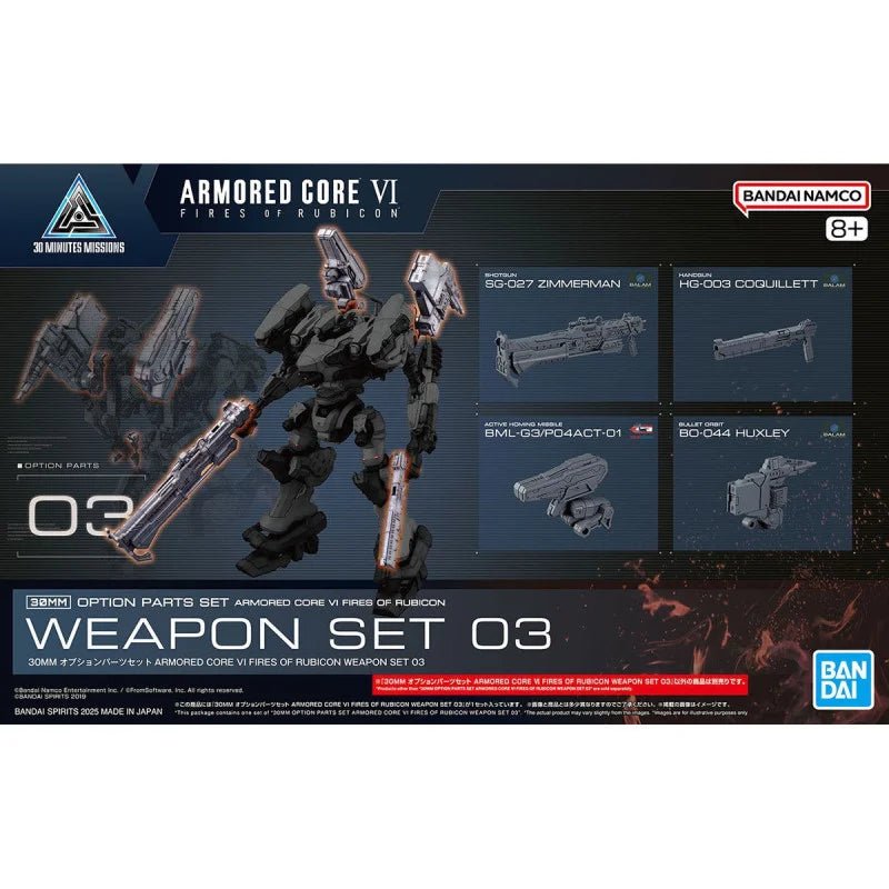 Model Kit 30MM - Armored Core VI Weapon Set 03 - MEKA NEKO