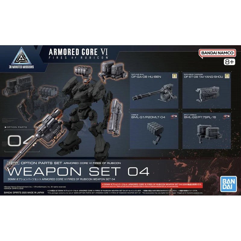 Model Kit 30MM - Armored Core VI Weapon Set 04 - MEKA NEKO