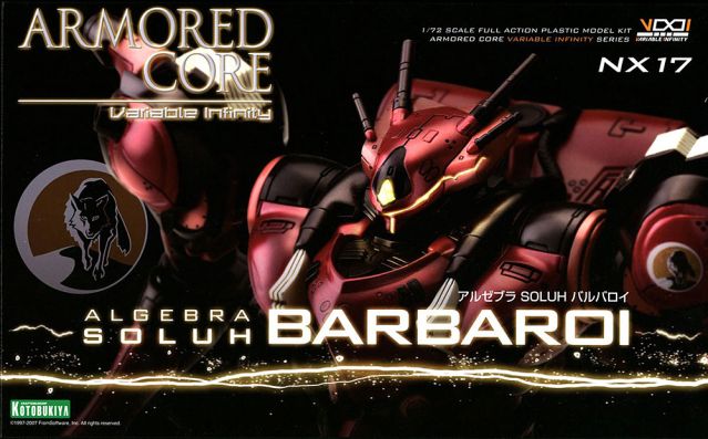 Model kit Armored Core 1/72 - Algebra Soluh Barbaroi - MEKA NEKO