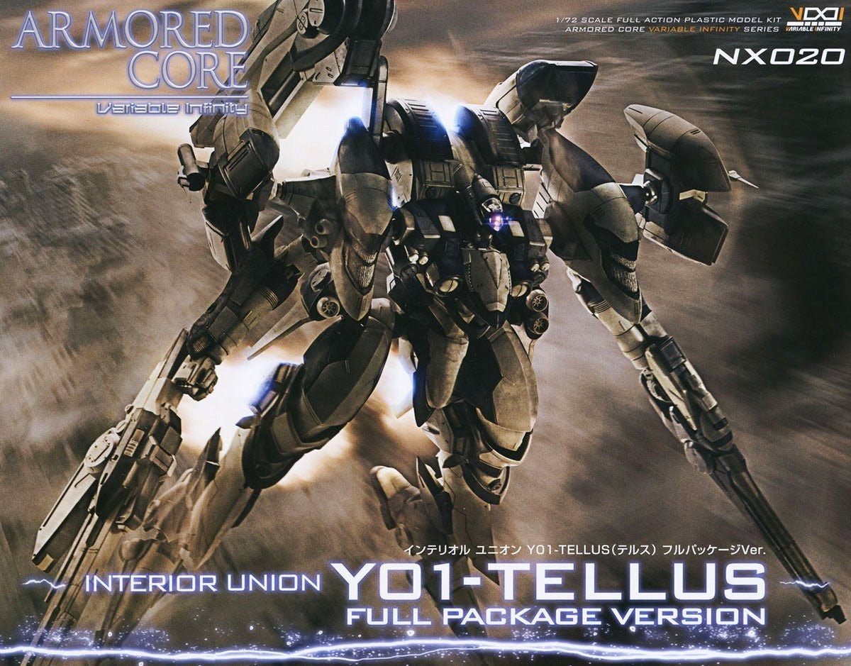 Model kit Armored Core 1/72 - Interior Union Y01 - Tellus Full Package Version - MEKA NEKO