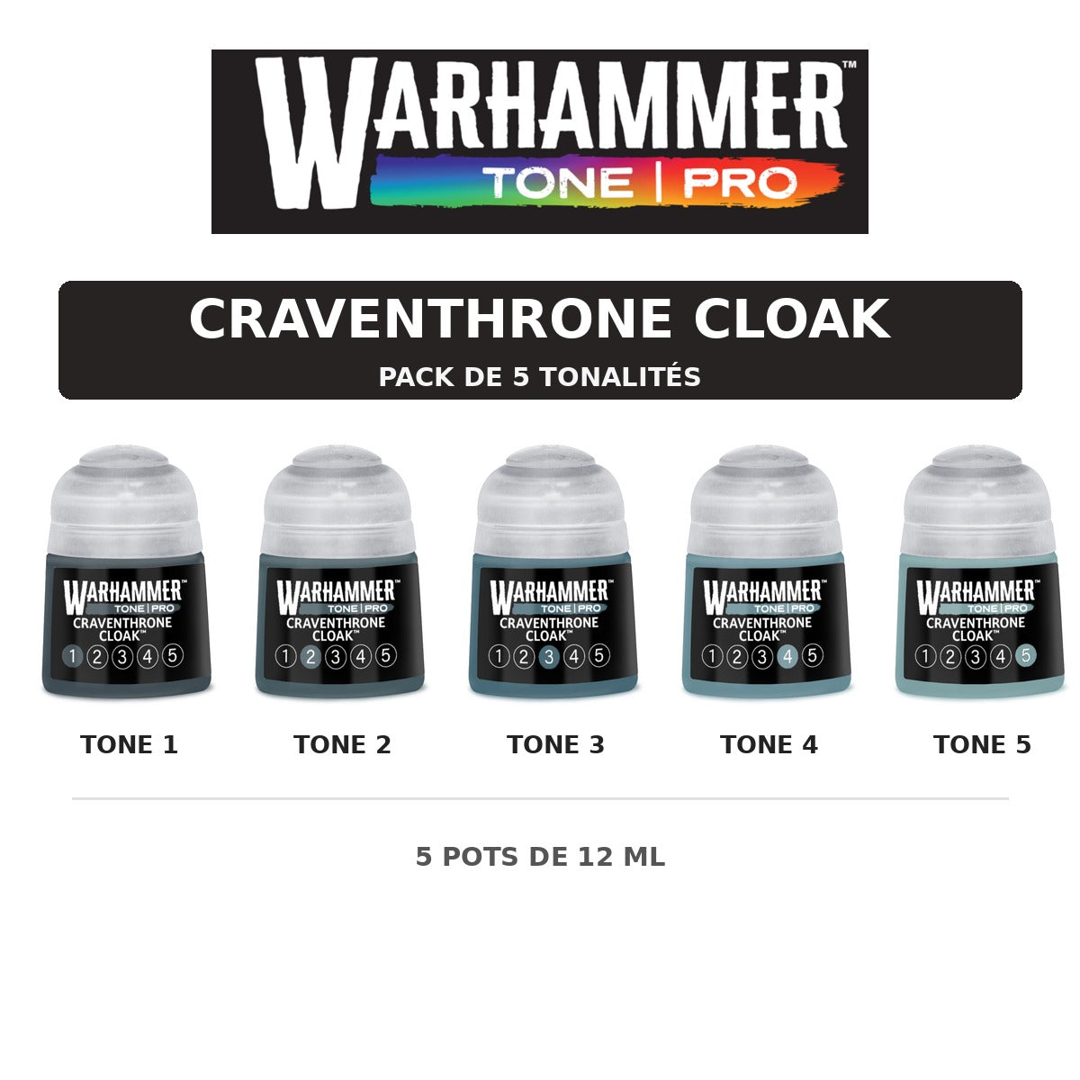 Pack Warhammer Tone Pro Craventhrone Cloak - 5 tonalités