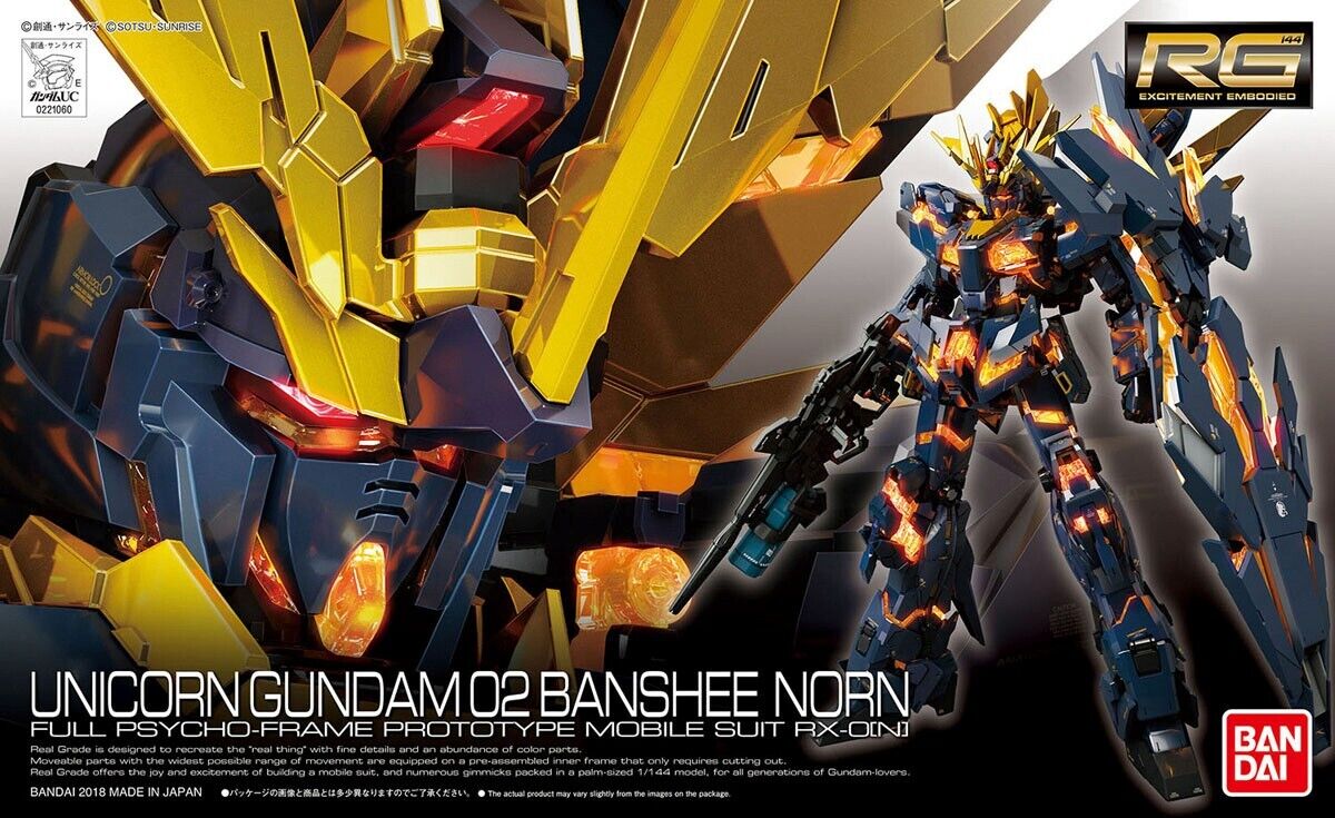 Gunpla RG 1/144 - Unicorn Gundam 02 Banshee Norn