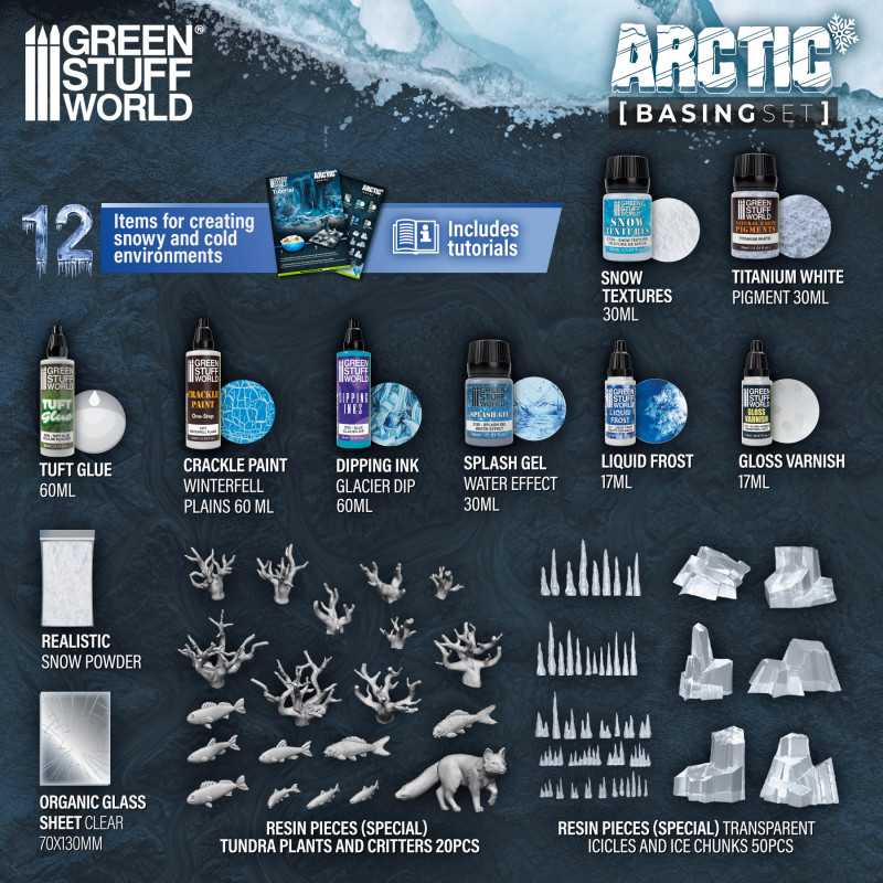 Green Stuff World - Kit de Soclage : Arctique