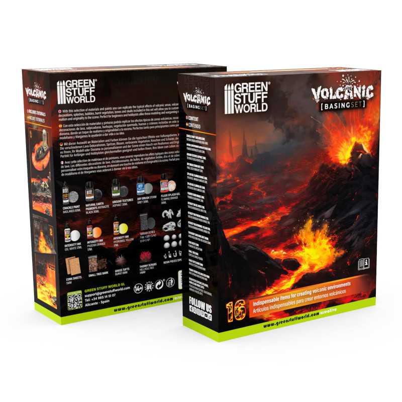 Green Stuff World - Kit de Soclage : Volcanique