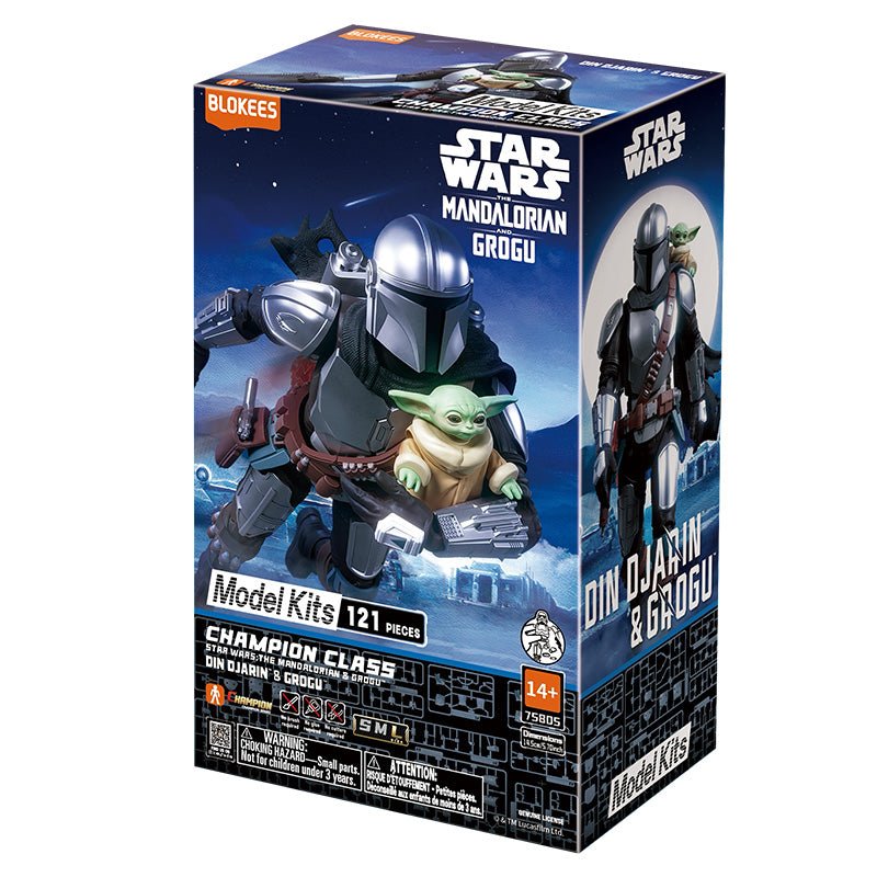 Star Wars Model Kit - Mandalorian Champion Class Din Djarin et Grogu - MEKA NEKO