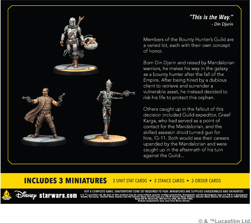 Star Wars Shatterpoint : Certified Guild (Squad) - MEKA NEKO