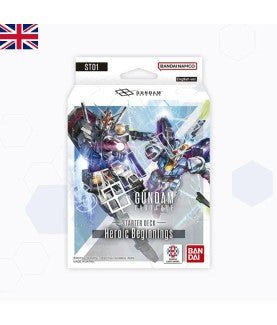 Starter Deck Gundam Card Game [ST01] Heroic Beginnings [PRÉCOMMANDE] - MEKA NEKO