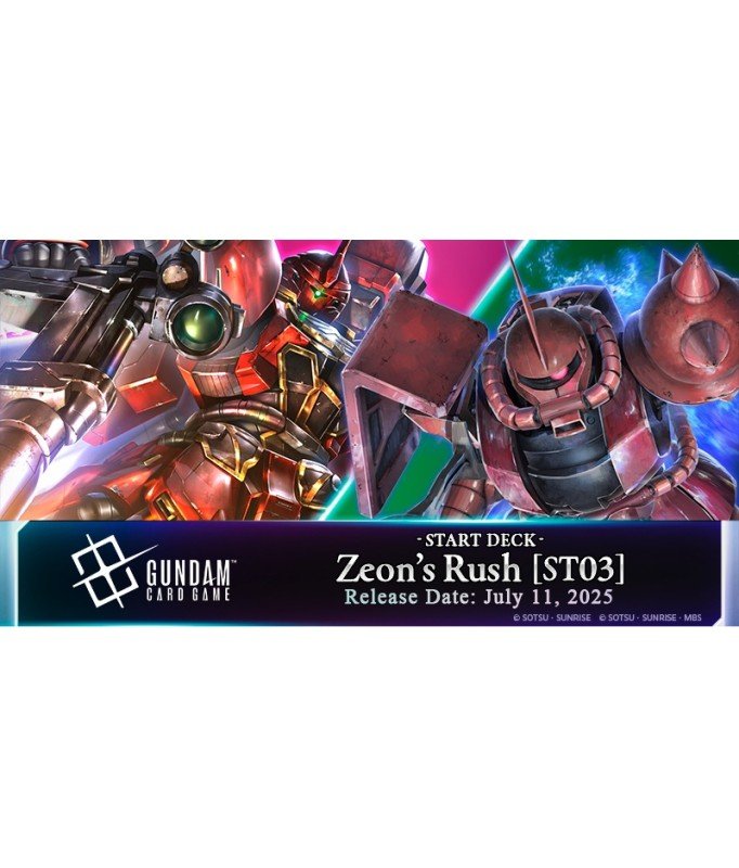 Starter Deck Gundam Card Game [ST03] Zeon’s Rush [PRÉCOMMANDE] - MEKA NEKO