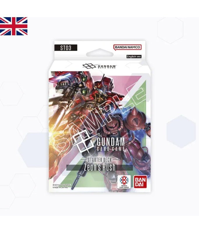 Starter Deck Gundam Card Game [ST03] Zeon’s Rush [PRÉCOMMANDE] - MEKA NEKO