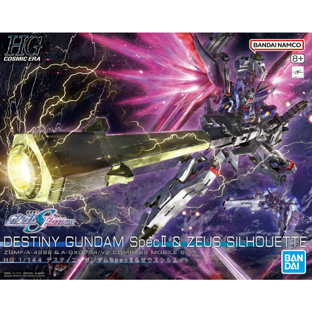 Gunpla HG 1/144 - Destiny Gundam Spec II & Zeus