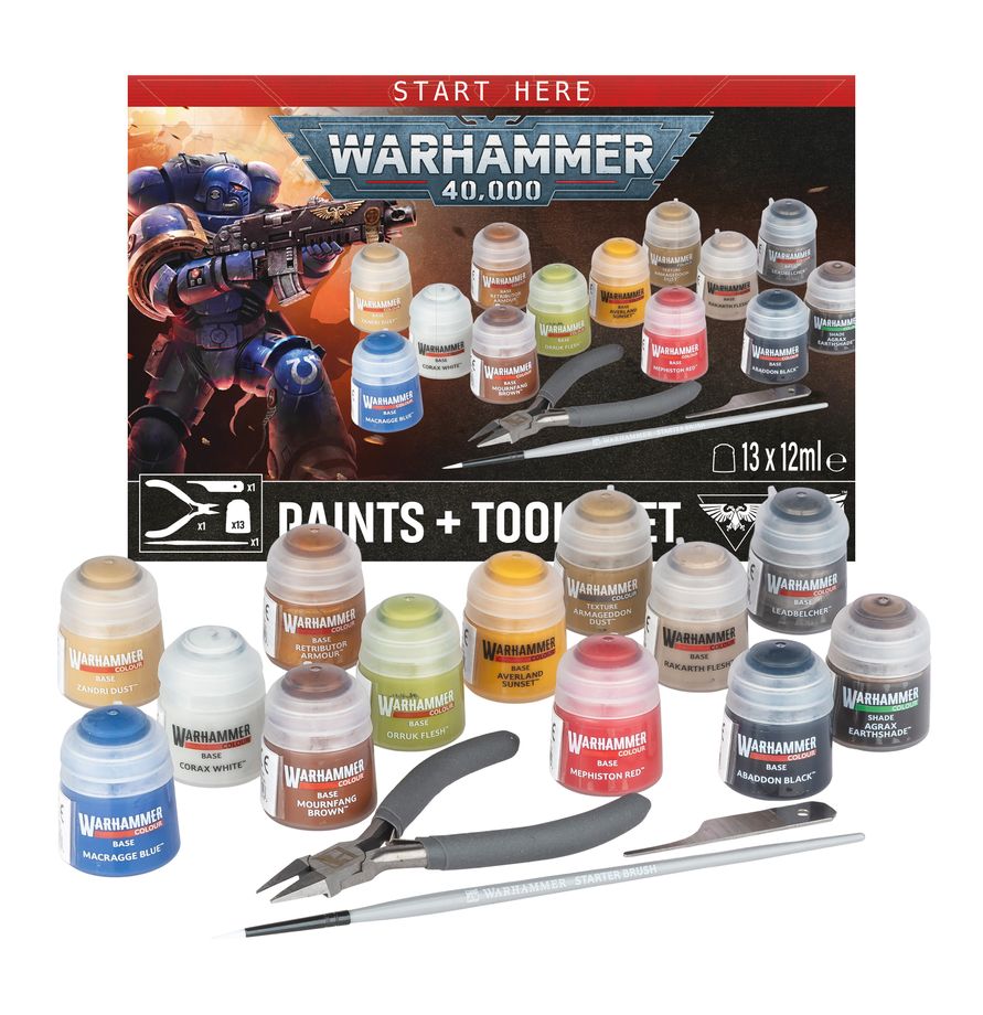 Warhammer 40,000: Set Peintures + Outils - MEKA NEKO