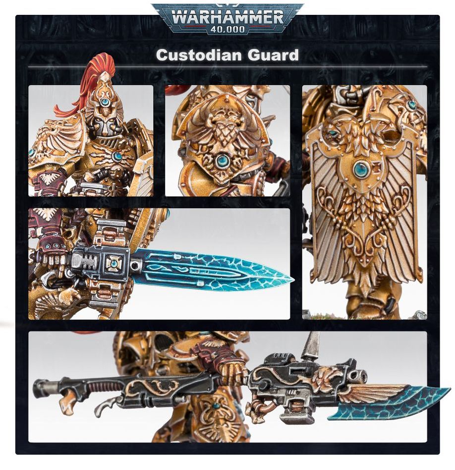 Warhammer 40K - Adeptus Custodes : Gardes Custodiens - MEKA NEKO