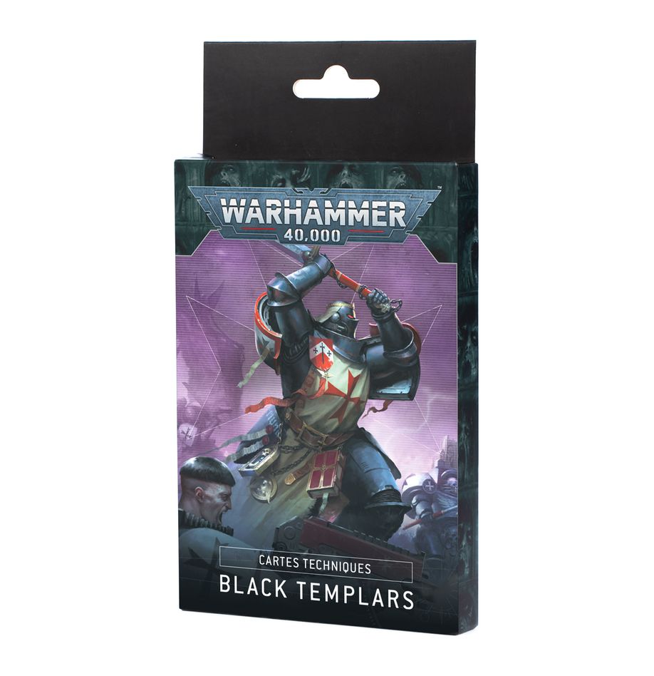 Warhammer 40K - Cartes Techniques : Black Templars - MEKA NEKO
