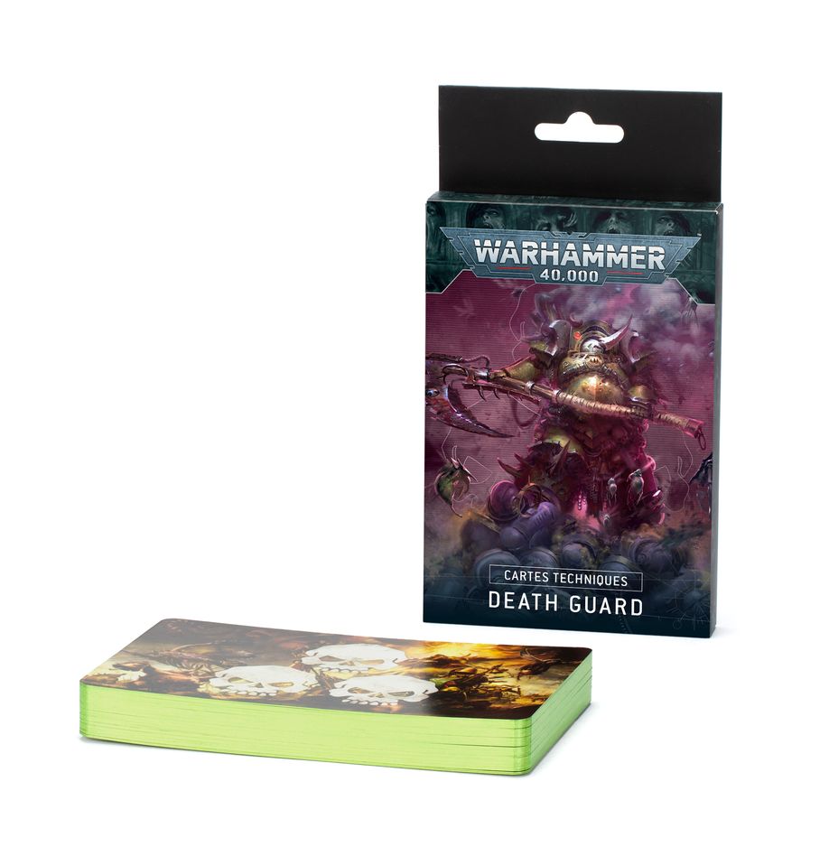 Warhammer 40K - Cartes Techniques : Death Guard (PRÉ - COMMANDE) - MEKA NEKO