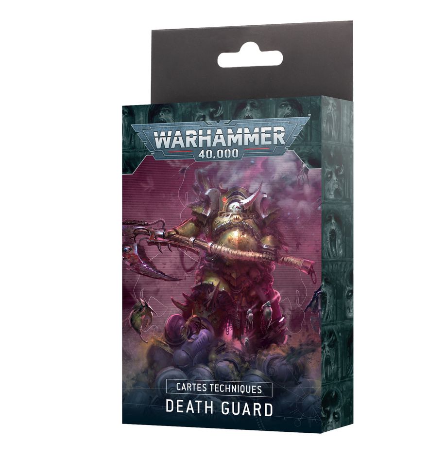 Warhammer 40K - Cartes Techniques : Death Guard (PRÉ - COMMANDE) - MEKA NEKO