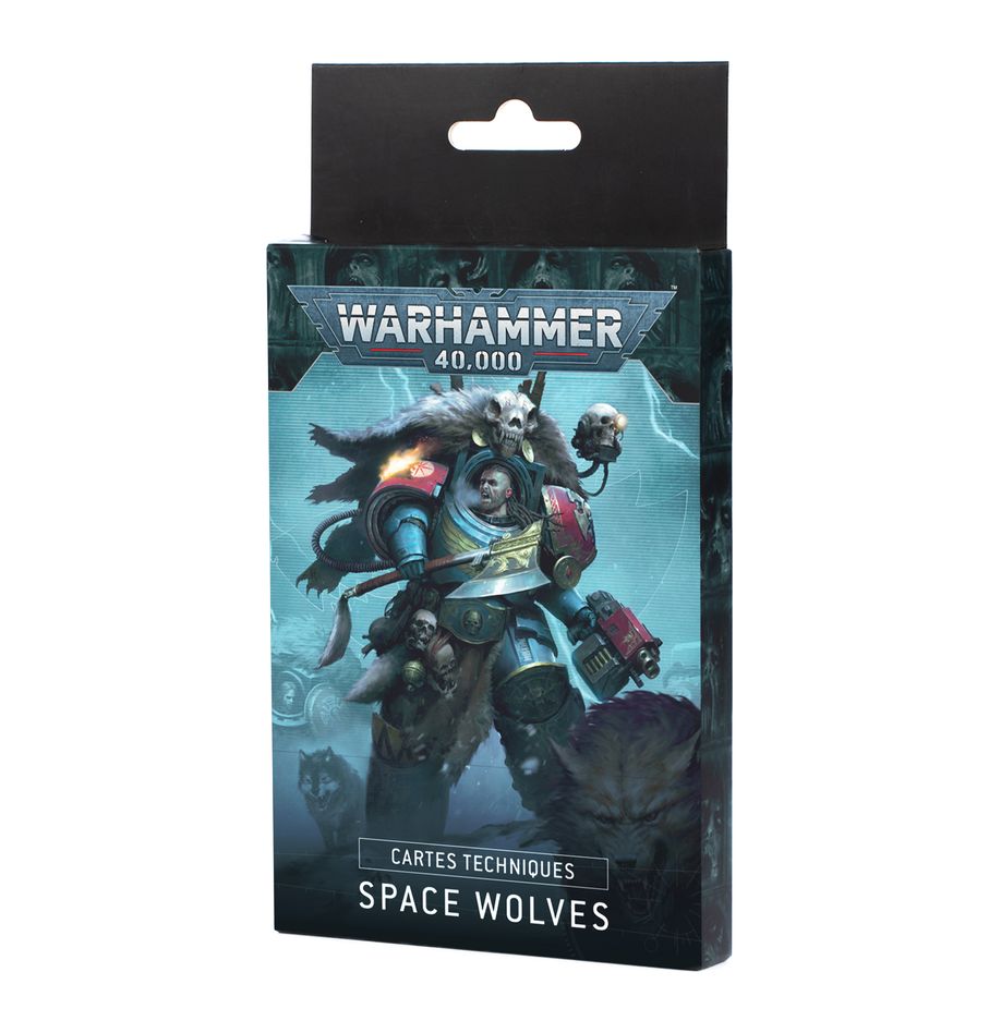 Warhammer 40K - Cartes Techniques : Space Wolves - MEKA NEKO
