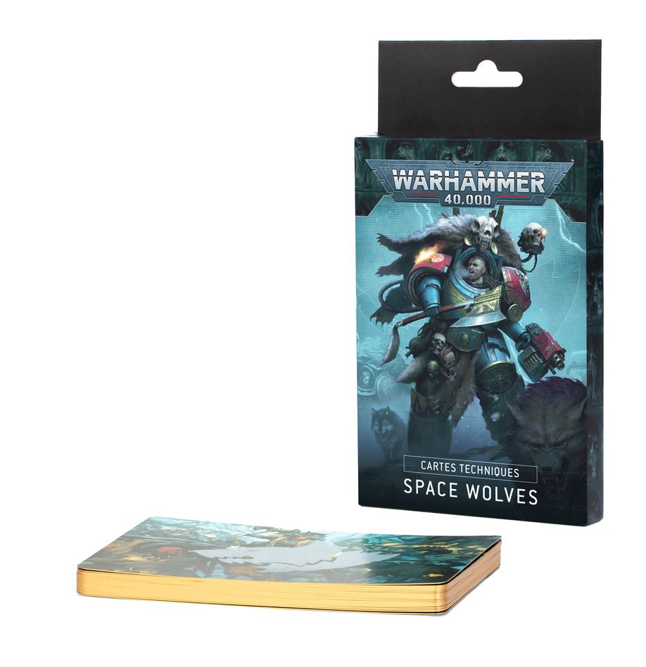 Warhammer 40K - Cartes Techniques : Space Wolves - MEKA NEKO